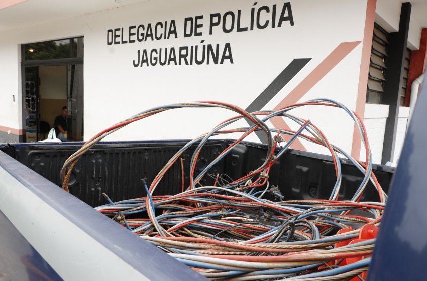 FORÇA-TAREFA COMBATE ROUBO E COMÉRCIO ILEGAL DE CABOS DE ENERGIA ELÉTRICA EM JAGUARIÚNA