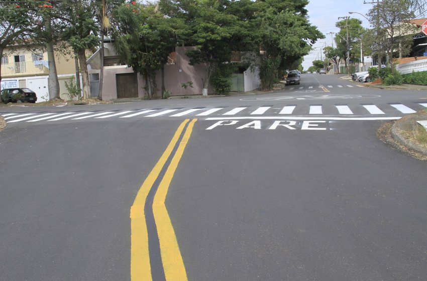 PREFEITURA REALIZA SINALIZAÇÃO DE SOLO NO BAIRRO NOVA JAGUARIÚNA