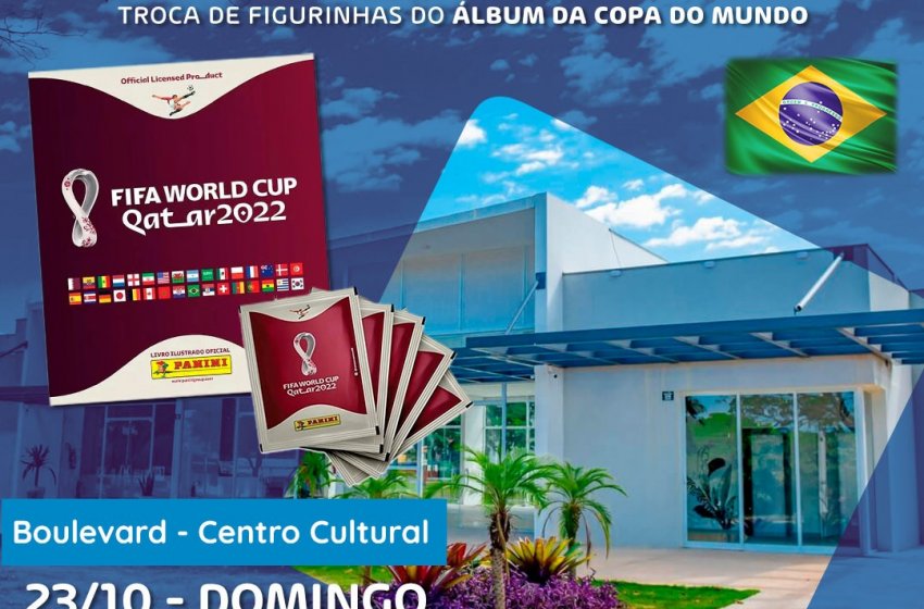CULTURA PROMOVERÁ PONTO DE TROCA DE FIGURINHAS DA COPA DO MUNDO NESTE DOMINGO