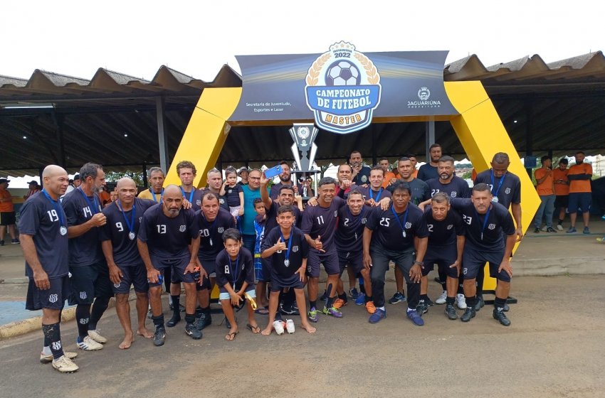 MÁFIA É CAMPEÃO DO CAMPEONATO DE FUTEBOL MASTER DE JAGUARIÚNA