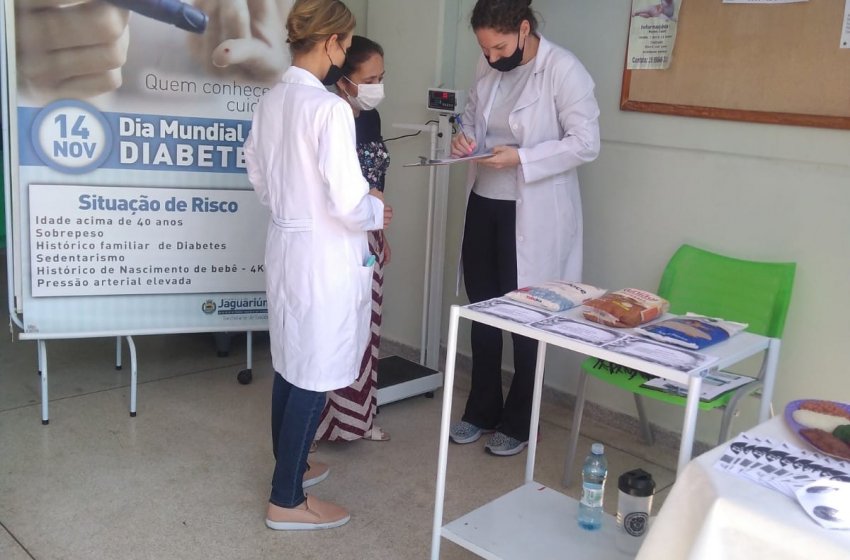 SAÚDE REALIZA CAMPANHA DE COMBATE À DIABETES
