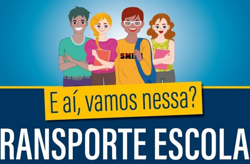 PREFEITURA ABRE INSCRIÇÕES PARA O TRANSPORTE ESCOLAR NO PRÓXIMO DIA 16