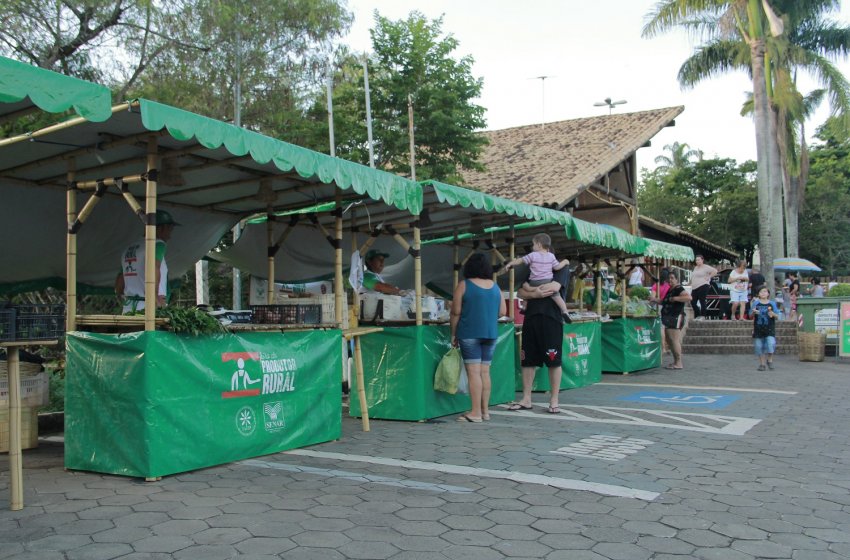 SEXTA É DIA DE FEIRA DO PRODUTOR NO PARQUE DOS LAGOS