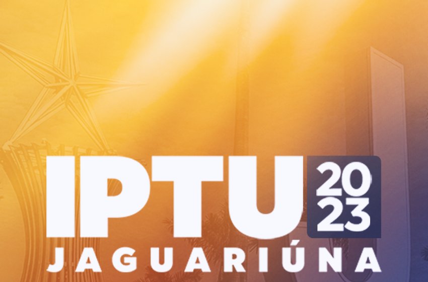 COTA ÚNICA COM DESCONTO E PARCELAS DO IPTU VENCEM HOJE