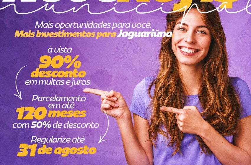 NOVO REFIS MUNICIPAL DE JAGUARIÚNA CONTA COM CENTRAL PARA TIRAR DÚVIDAS DE CONTRIBUINTES
