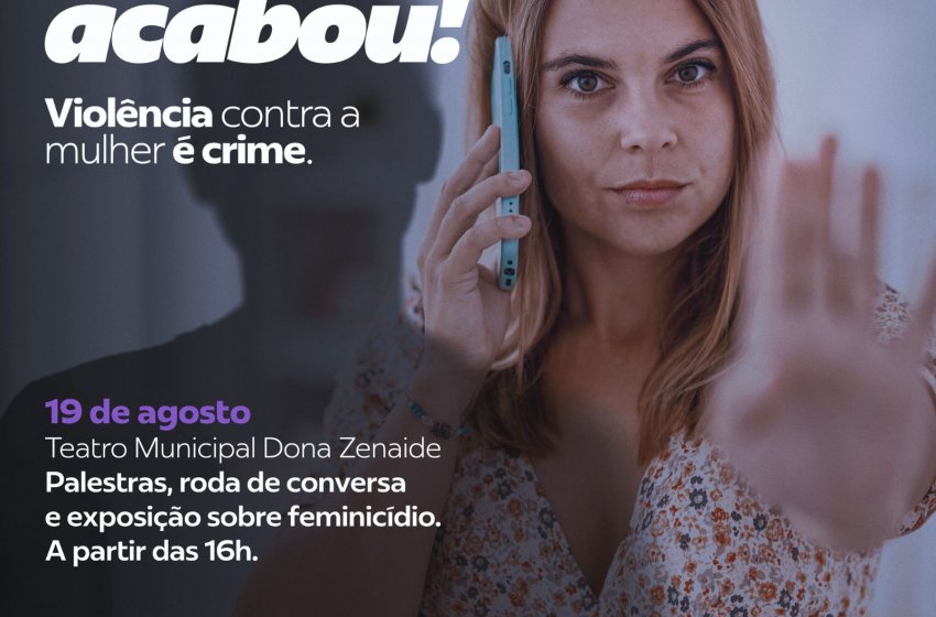AGOSTO LILÁS: JAGUARIÚNA PROMOVE CONFERÊNCIA SOBRE A VIOLÊNCIA CONTRA A MULHER 