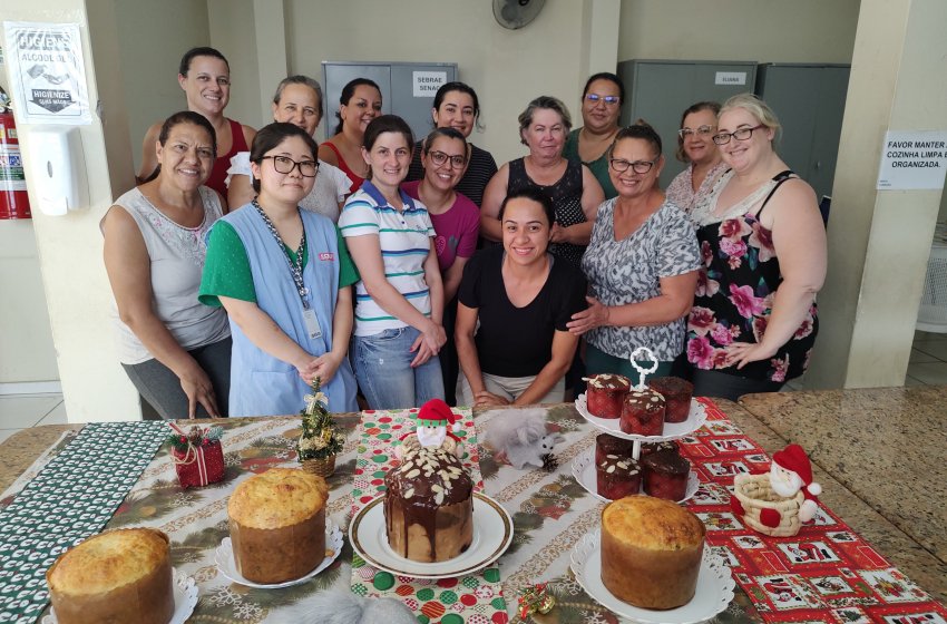 FUNDO SOCIAL DE JAGUARIÚNA CONCLUI CURSO GRATUITO DE PANETONE E CHOCOTONE