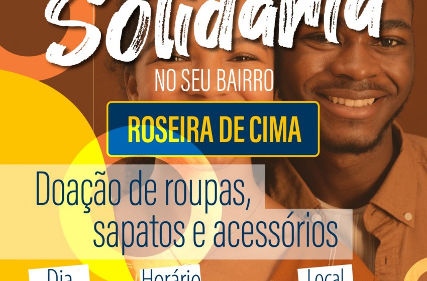 PRIMEIRO JAGUARIÚNA SOLIDÁRIA DO ANO ATENDE MORADORES DO ROSEIRA DE CIMA NESTA SEXTA