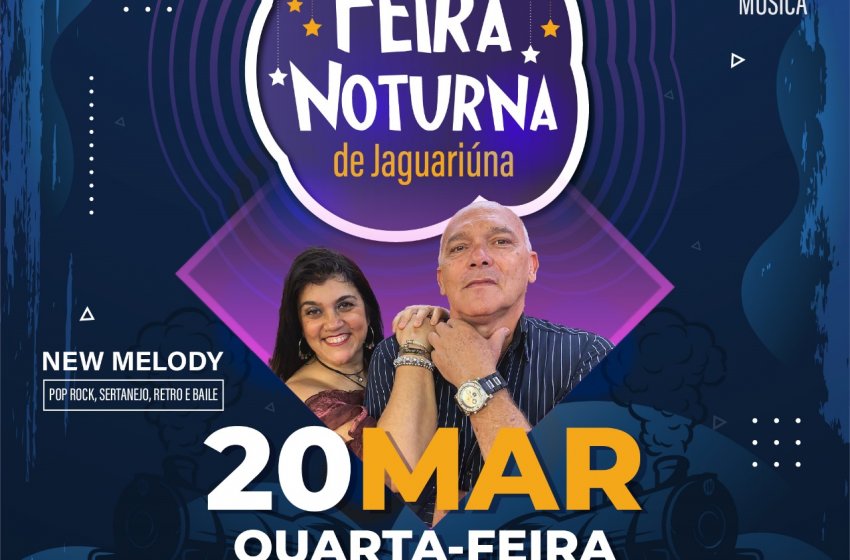 GRUPO NEW MELODY É A ATRAÇÃO DA FEIRA NOTURNA DESTA QUARTA