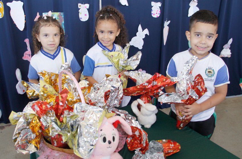 PREFEITURA INICIA ENTREGA DE 10 MIL OVOS DE PÁSCOA PARA ALUNOS DA REDE MUNICIPAL