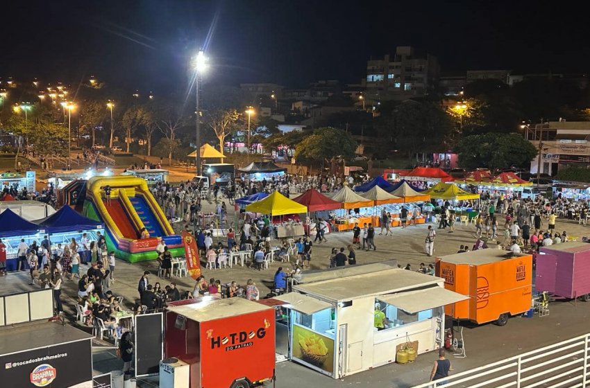 HOJE TEM FEIRA NOTURNA NO PARQUE SANTA MARIA