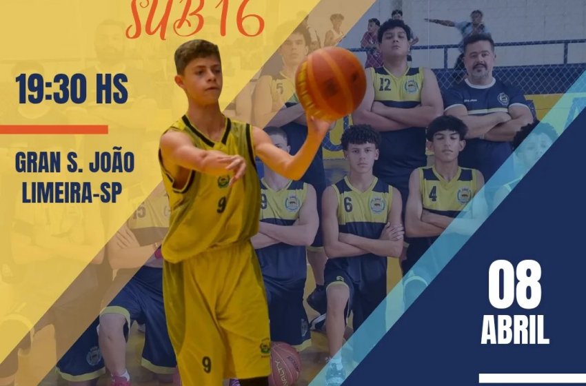 EQUIPE SUB-16 DE BASQUETE DE JAGUARIÚNA VAI ESTREAR NA LIGA METROPOLITANA NA PRÓXIMA SEGUNDA