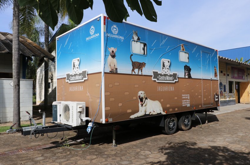 CASTRAMÓVEL DE JAGUARIÚNA REALIZOU MAIS DE 250 CASTRAÇÕES EM TRÊS MESES