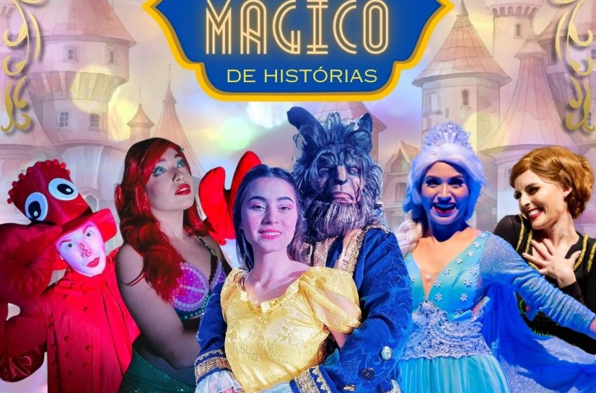 'LIVRO MÁGICO DE HISTÓRIAS' ENCANTA O PÚBLICO NO PARQUE DOS LAGOS NESTE DOMINGO