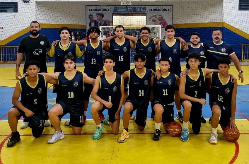 BASQUETE JAGUARIUNENSE SUB 18 VENCE CLÁSSICO REGIONAL 