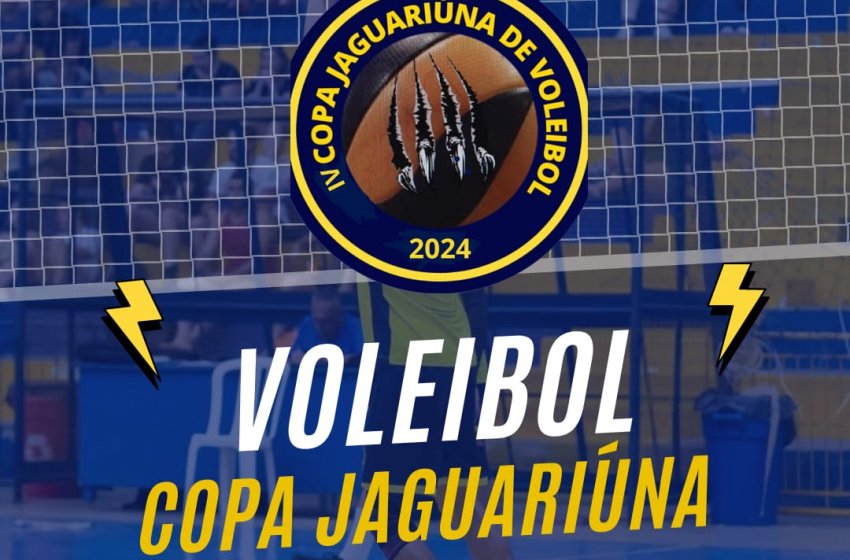 VOLEIBOL TEM 3 JOGOS EM CASA PELA IV COPA JAGUARIÚNA 