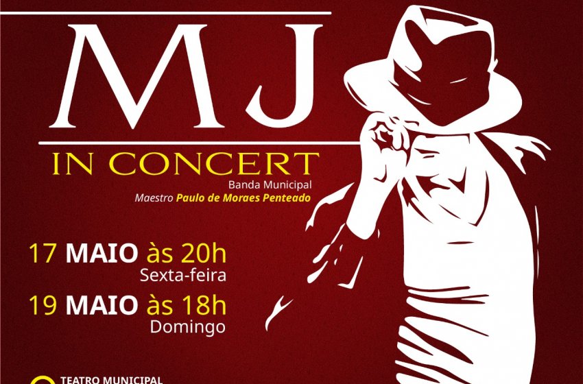 BANDA MUNICIPAL APRESENTA ‘MICHAEL JACKSON IN CONCERT’ NA SEXTA E NO DOMINGO