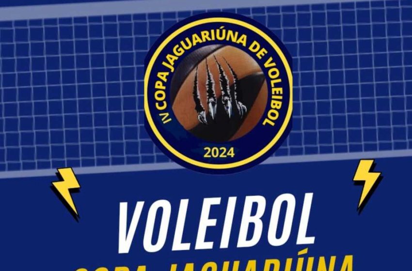 VOLEIBOL TEM JOGOS EM CASA PELA IV COPA JAGUARIÚNA 