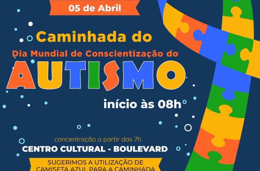 CAMINHADA MARCA A SEMANA DE CONSCIENTIZAÇÃO DO AUTISMO EM JAGUARIÚNA