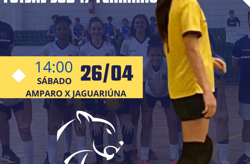 SELEÇÃO FEMININA DE FUTSAL REALIZA AMISTOSO SÁBADO EM AMPARO