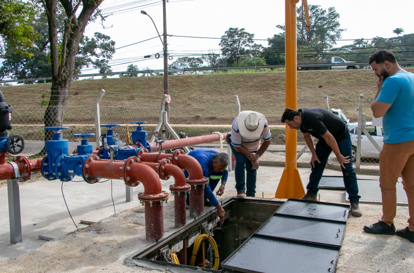 PREFEITURA DE JAGUARIÚNA INAUGURA ESTAÇÃO ELEVATÓRIA DE ESGOTO NO JARDIM PARAÍSO