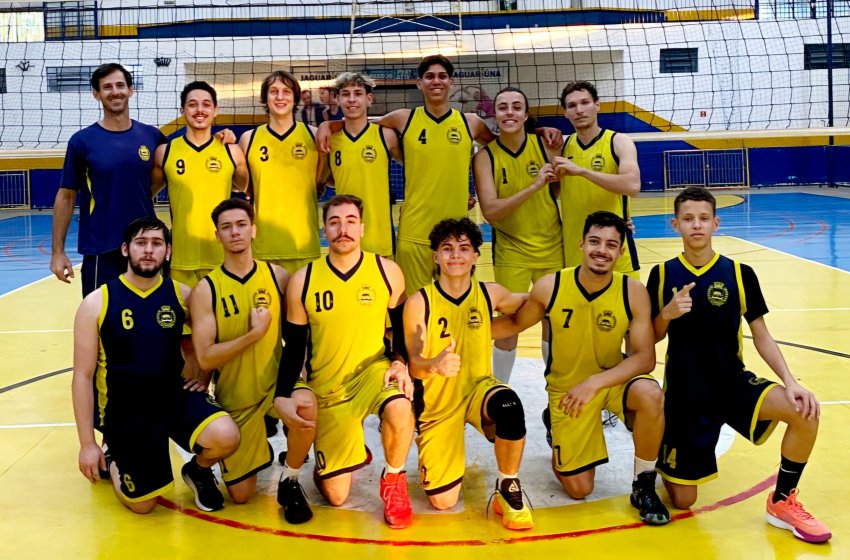 VOLEI SUB 23 ESTREIA COM VITÓRIA NA COPA JAGUARIÚNA 