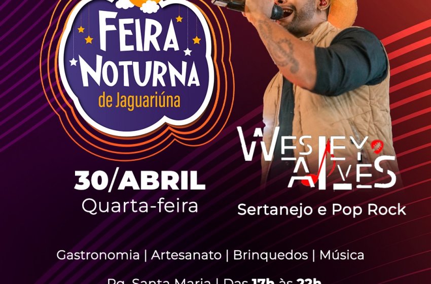 FEIRA NOTURNA LEVA MÚSICA E MUITA DIVERSÃO AO PARQUE SANTA MARIA HOJE