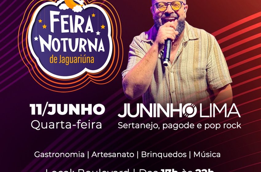 FEIRA NOTURNA DESTA QUARTA SERÁ NO BOULEVARD DO CENTRO CULTURAL