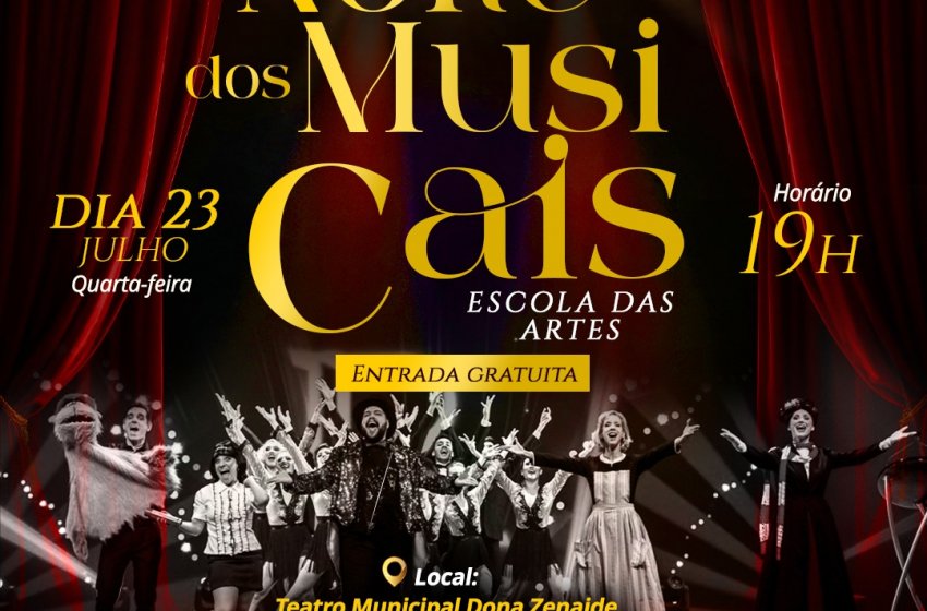 ESCOLA DAS ARTES REALIZA ‘NOITE DOS MUSICAIS’ NO TEATRO MUNICIPAL NESTA QUARTA