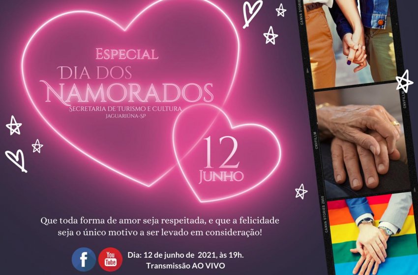 DIA DOS NAMORADOS TERÁ PROGRAMA ESPECIAL ON-LINE DA ESCOLA DAS ARTES 