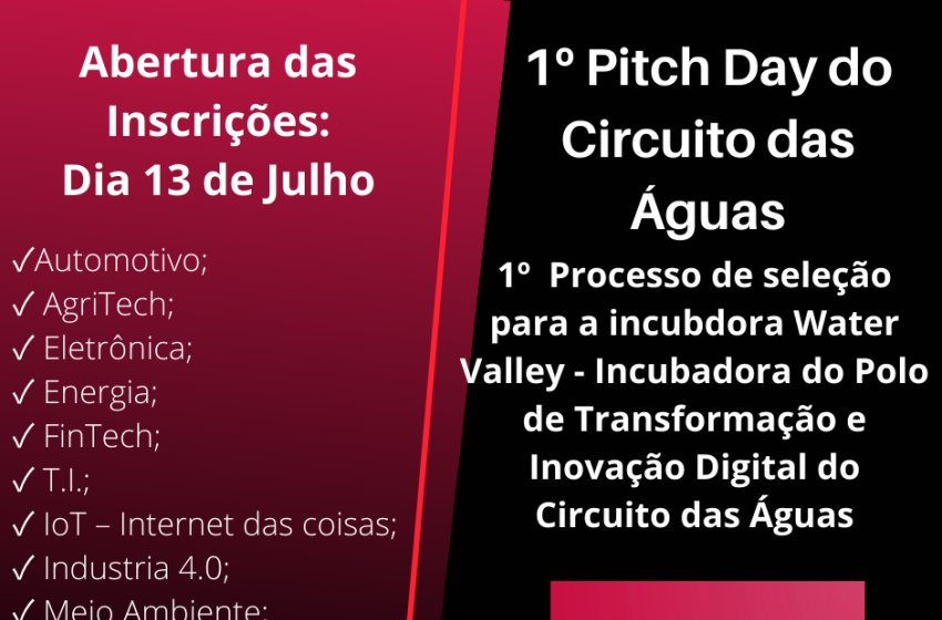 PREFEITURA DE JAGUARIÚNA E POLO DE INOVAÇÃO DO CIRCUITO DAS ÁGUAS PROMOVEM PROCESSO DE SELEÇÃO DE STARTUPS; INSCRIÇÕES JÁ ESTÃO ABERTAS