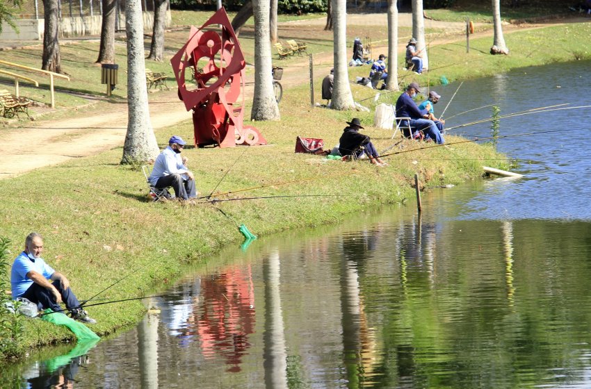 PESCARIA PARA IDOSOS VOLTA A ACONTECER NO PARQUE DOS LAGOS