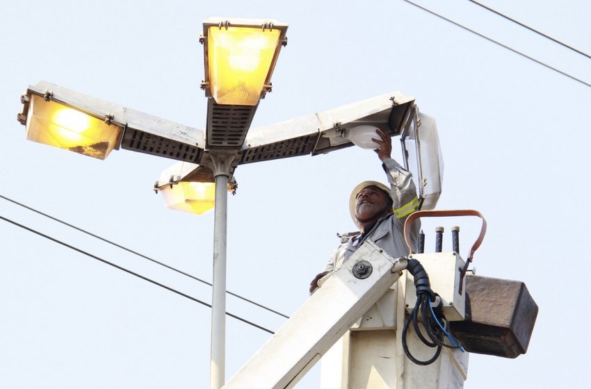 Prefeitura de Jaguariúna inicia instalação de iluminação de led na estrada  JGR-221