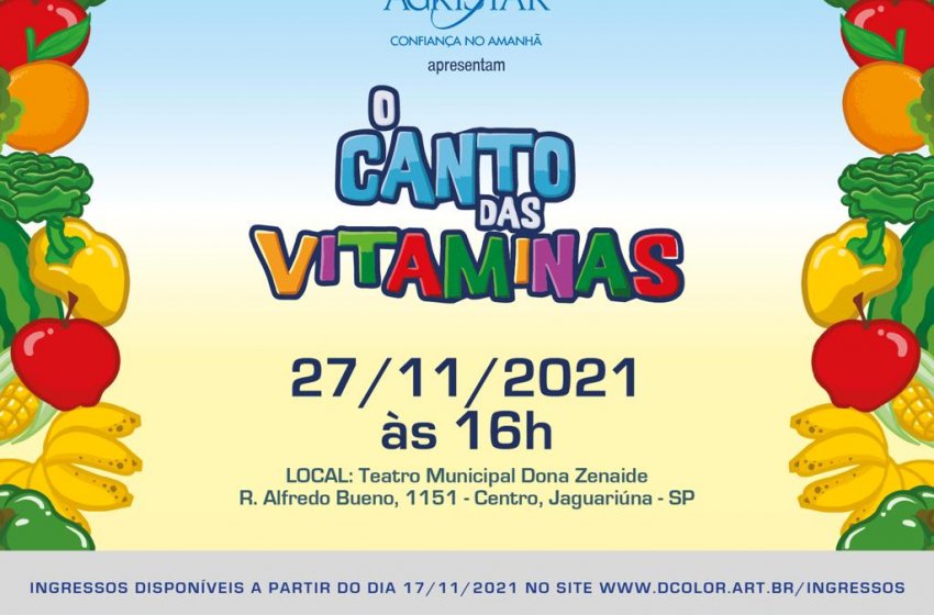 AMANHÃ TEM TEATRO GRATUITO PARA ADULTOS E CRIANÇAS EM JAGUARIÚNA 
