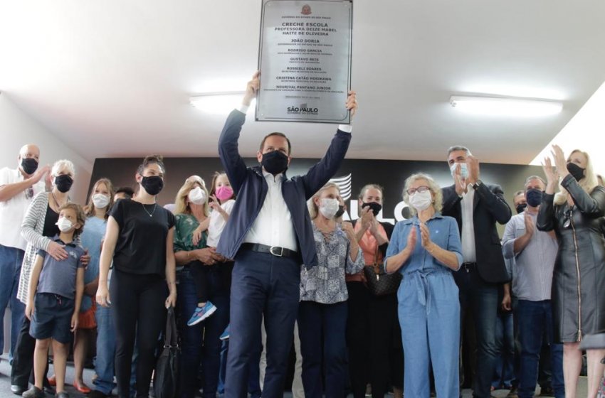 COM A PRESENÇA DE JOÃO DORIA, PREFEITURA DE JAGUARIÚNA E ESTADO INAUGURAM CRECHE DO CAPOTUNA