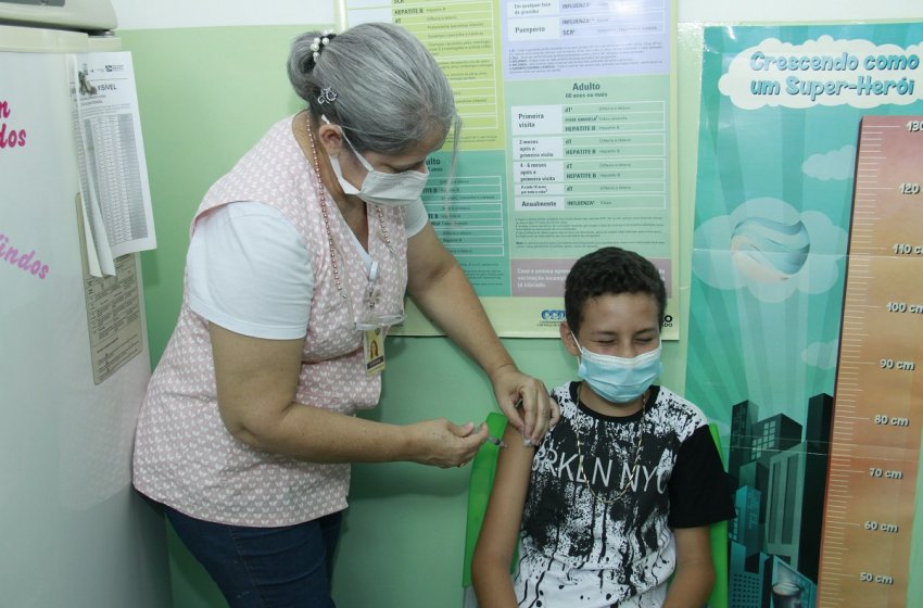 JAGUARIÚNA VACINOU 40% DAS CRIANÇAS DE 5 A 11 ANOS CONTRA A COVID EM 3 SEMANAS